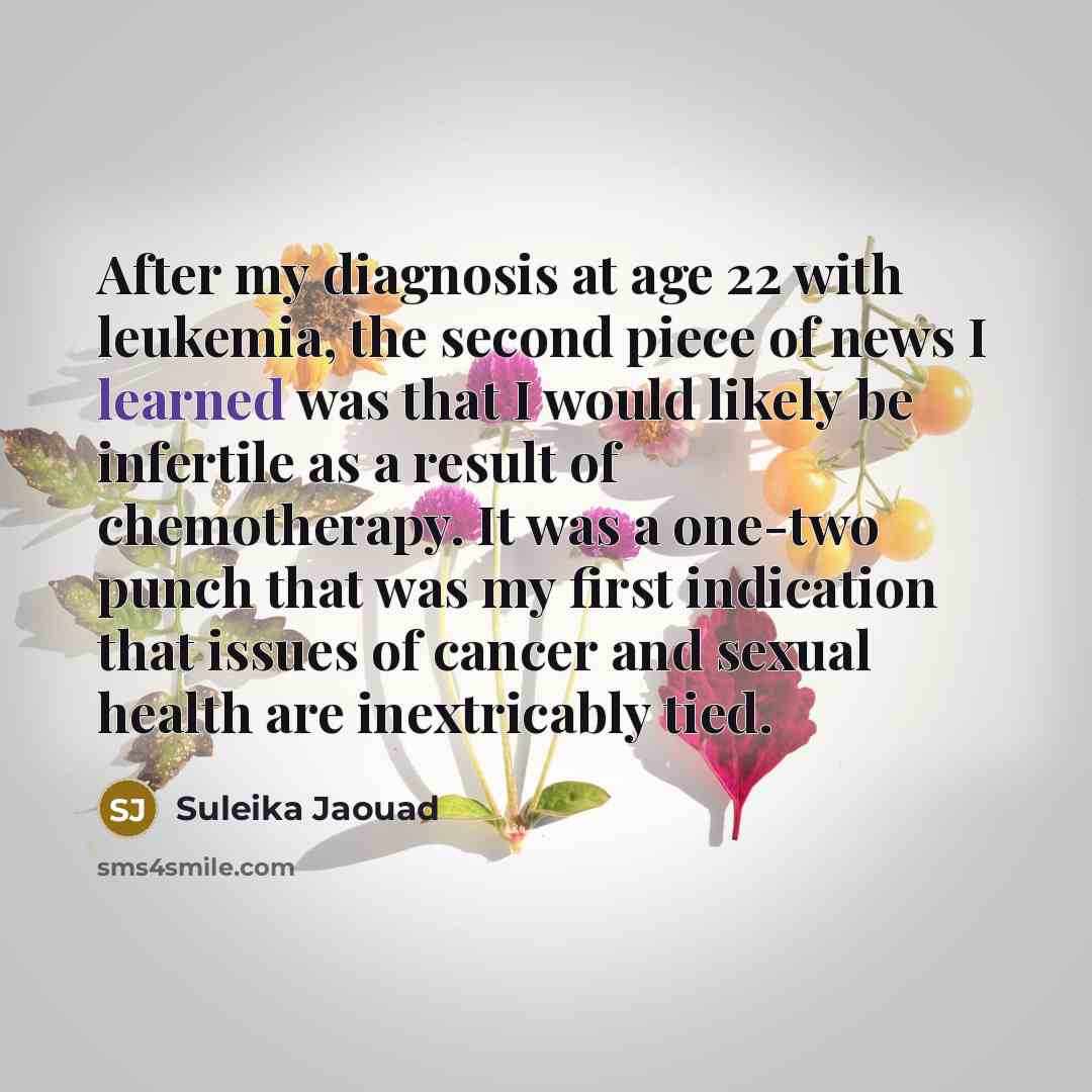 “After my diagnosis at age 22 with leukemia, the second…” quote by Suleika Jaouad