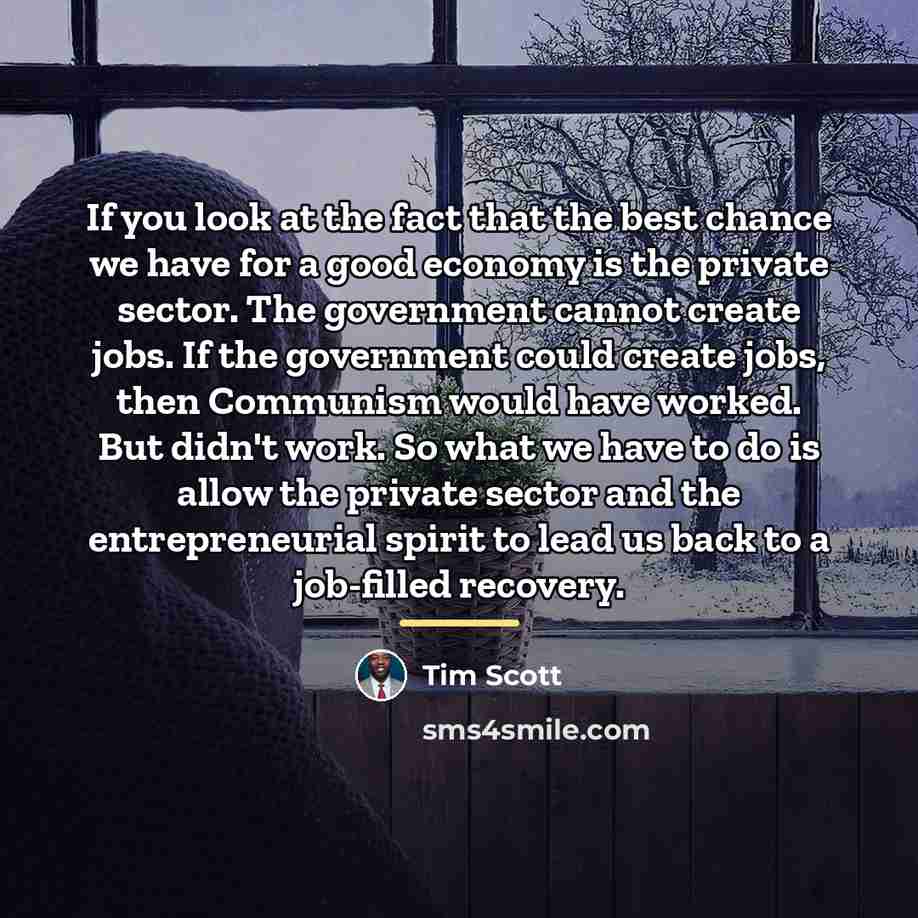 “If you look at the fact that the best chance…” quote by Tim Scott