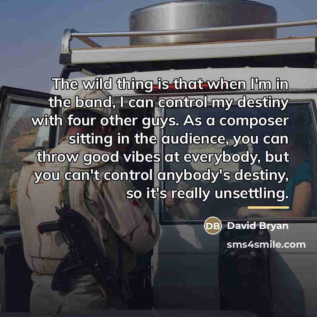 “The wild thing is that when I'm in the band,…” quote by David Bryan