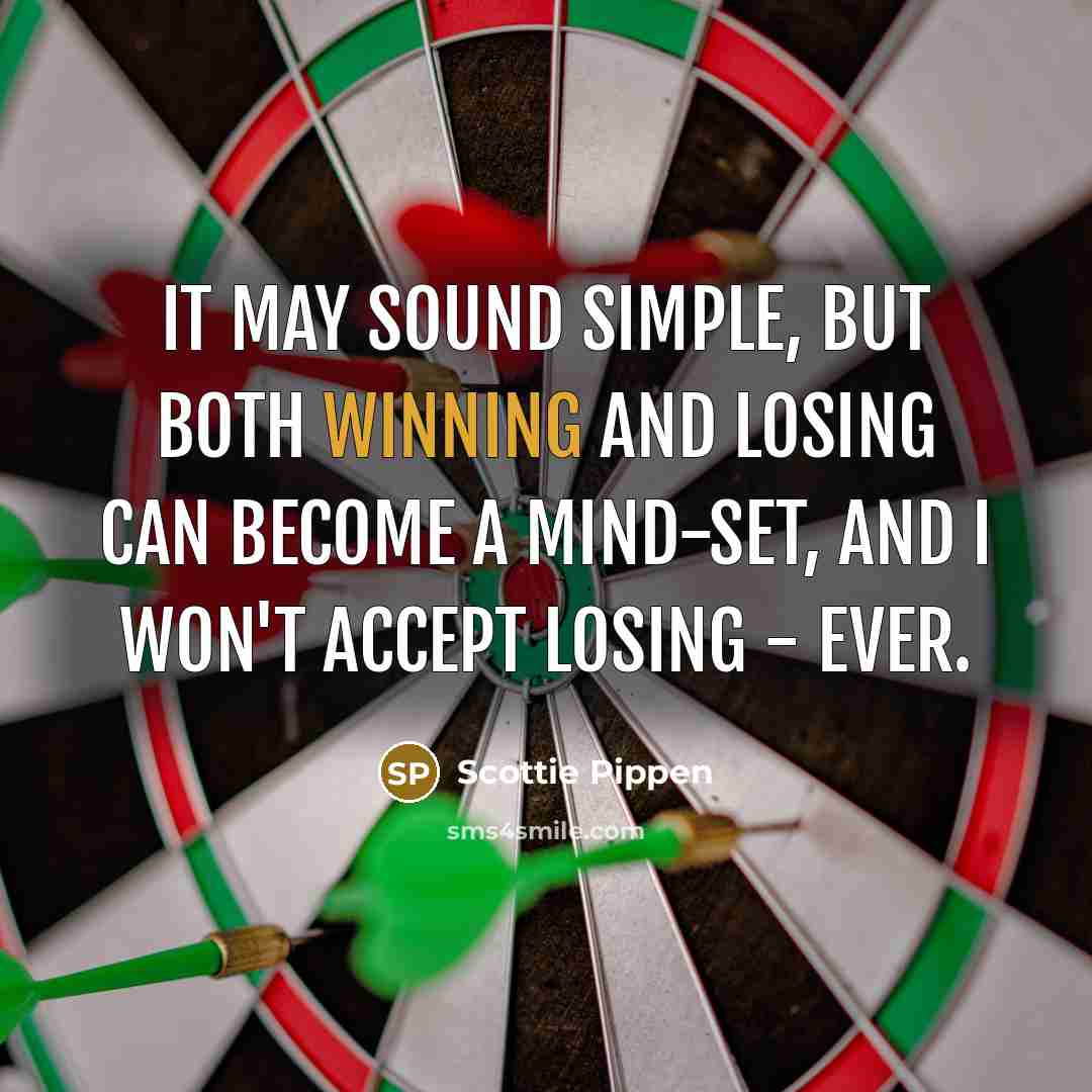 “It may sound simple, but both winning and losing can…” quote by Scottie Pippen