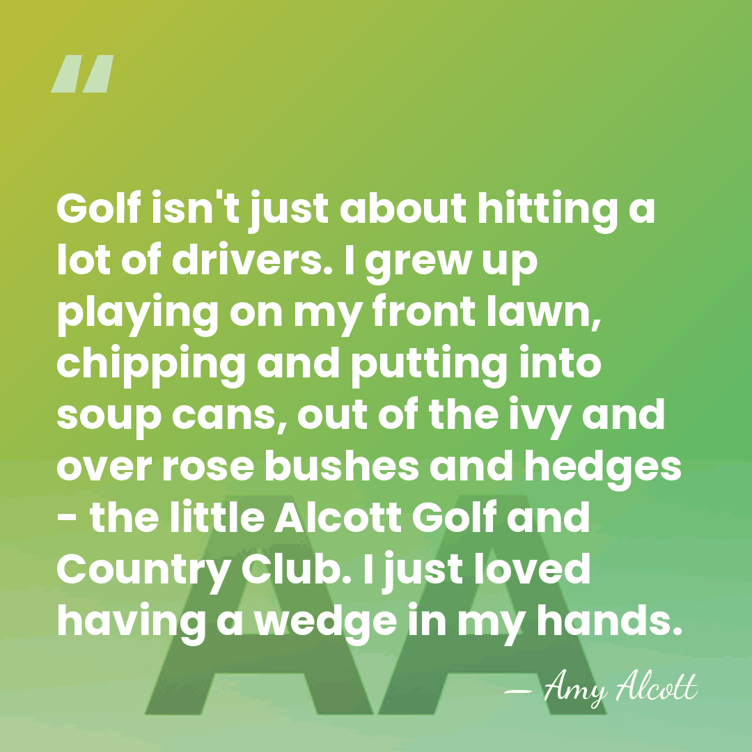 Golf isn't just about hitting a lot of drivers. I grew up&hellip; - Amy Alcott