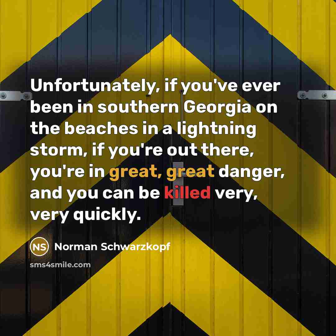 “Unfortunately, if you've ever been in southern Georgia on the…” quote by Norman Schwarzkopf