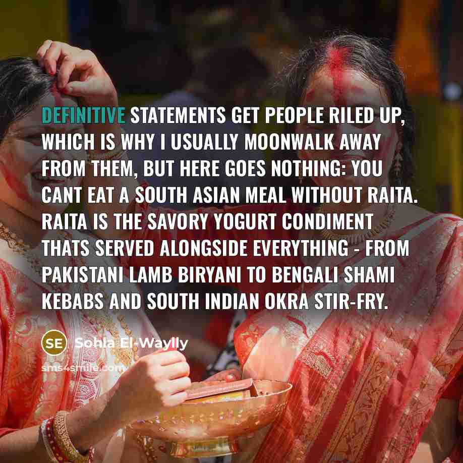 “Definitive statements get people riled up, which is why I…” quote by Sohla El-Waylly