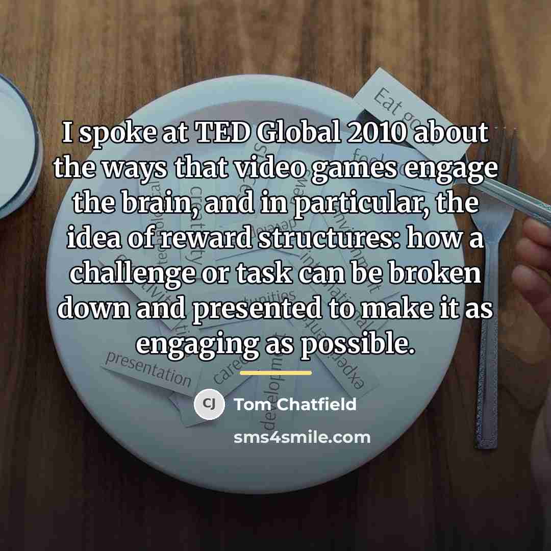 “I spoke at TED Global 2010 about the ways that…” quote by Tom Chatfield