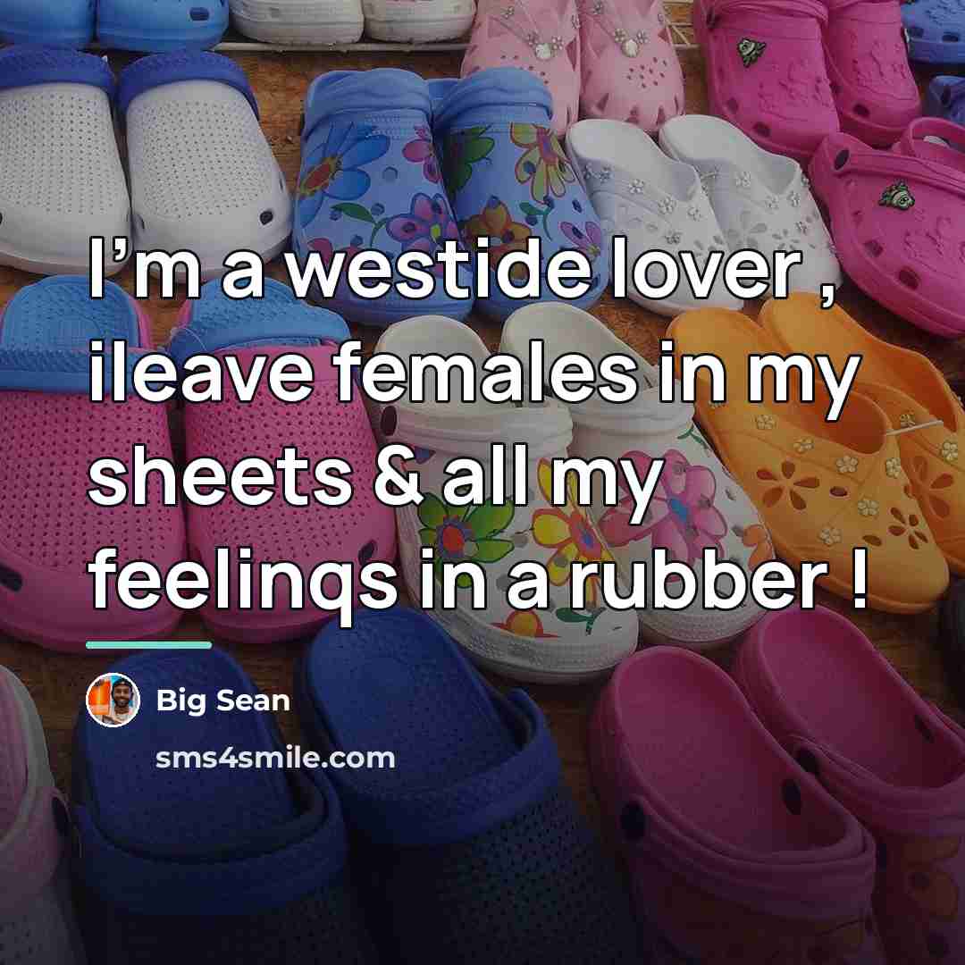 “I'm a westide lover , ileave females in my sheets…” quote by Big Sean