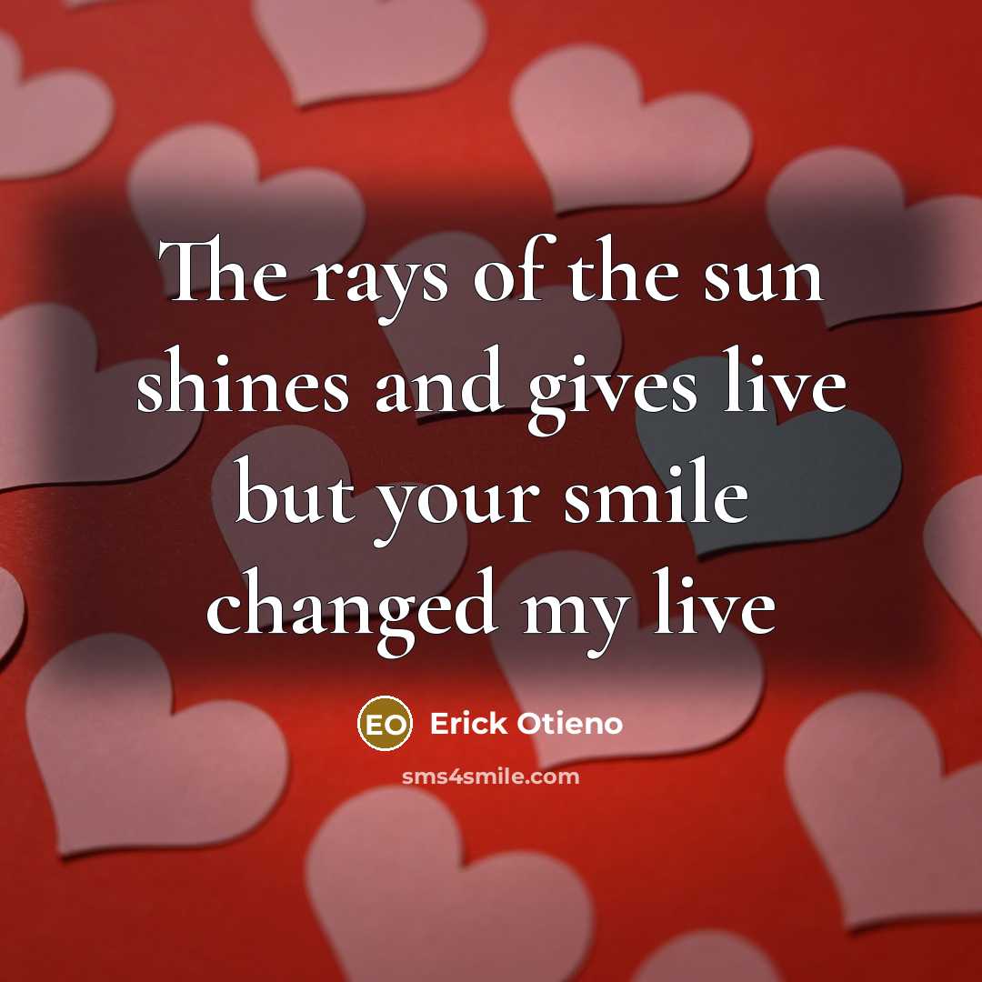 “The rays of the sun shines and gives live but…” quote by Erick Otieno