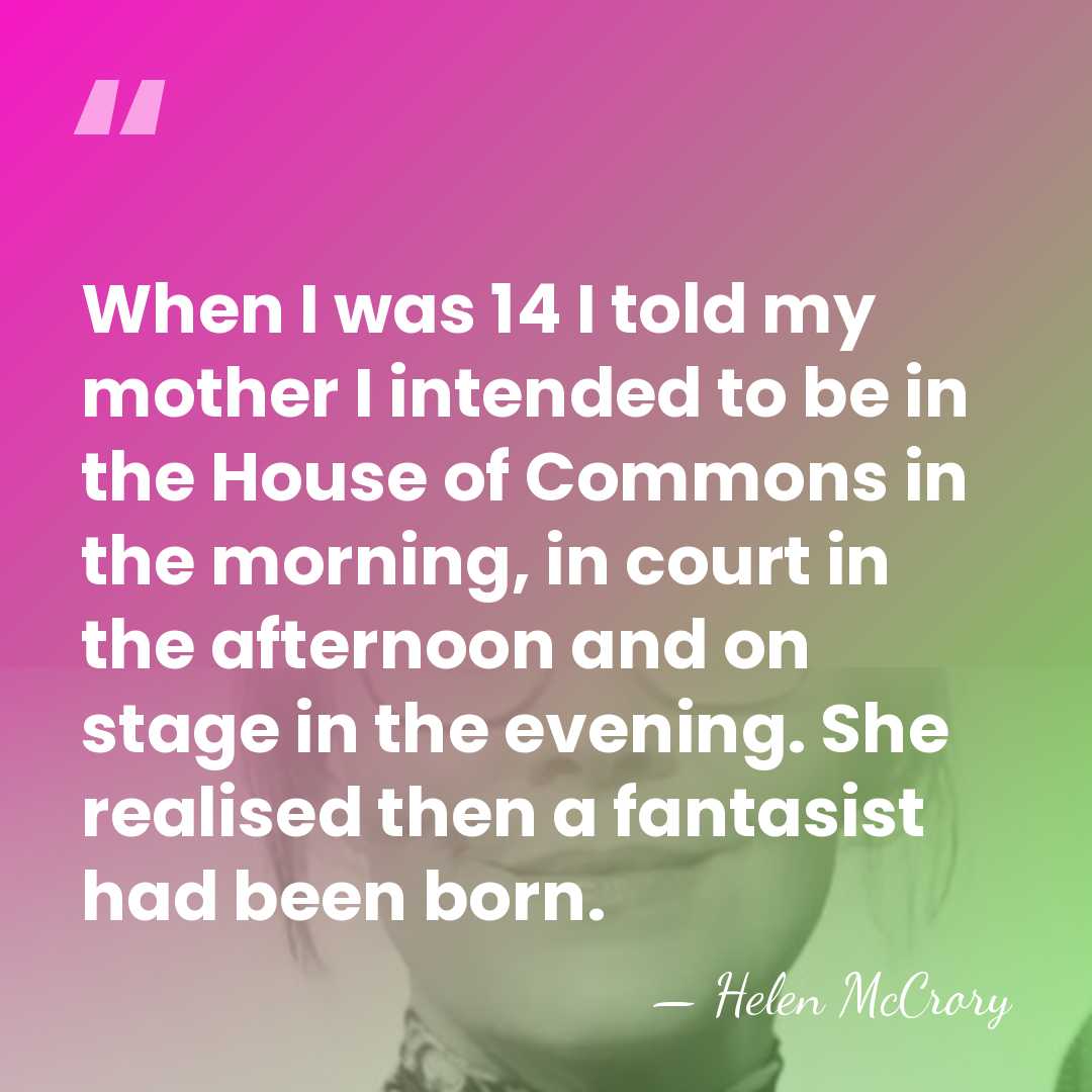 When I was 14 I told my mother I intended to be&hellip; - Helen McCrory