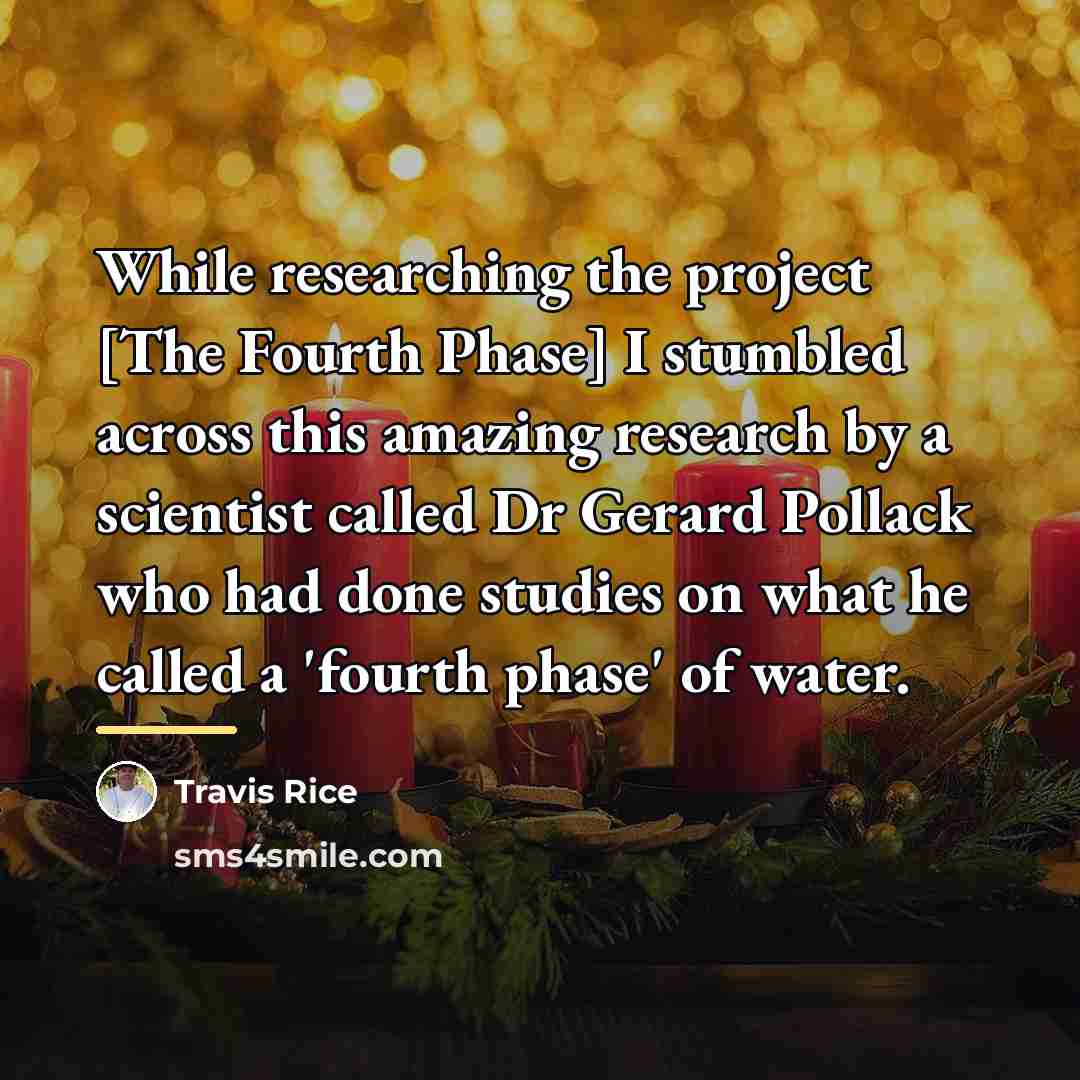“While researching the project [The Fourth Phase] I stumbled across…” quote by Travis Rice