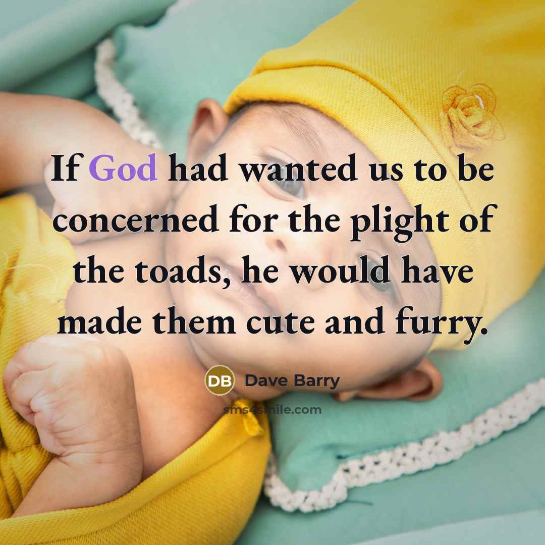 “If God had wanted us to be concerned for the…” quote by Dave Barry
