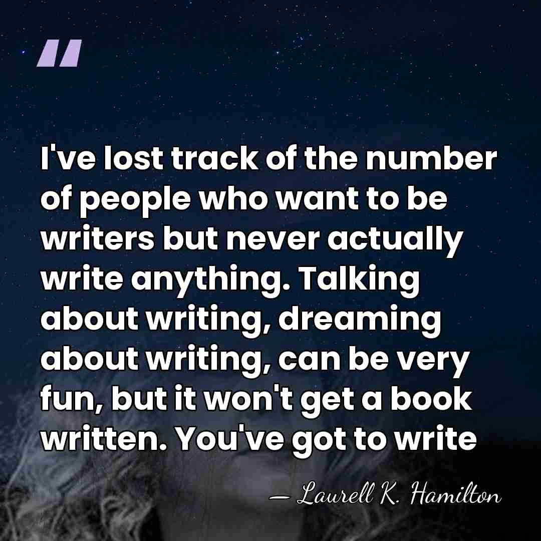 I've lost track of the number of people who want to be&hellip; - Laurell K. Hamilton