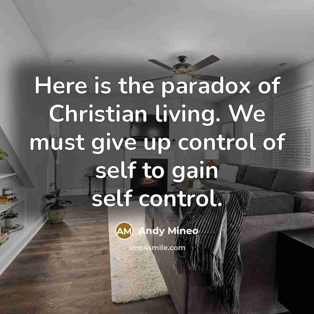 “Here is the paradox of Christian living. We must give…” quote by Andy Mineo