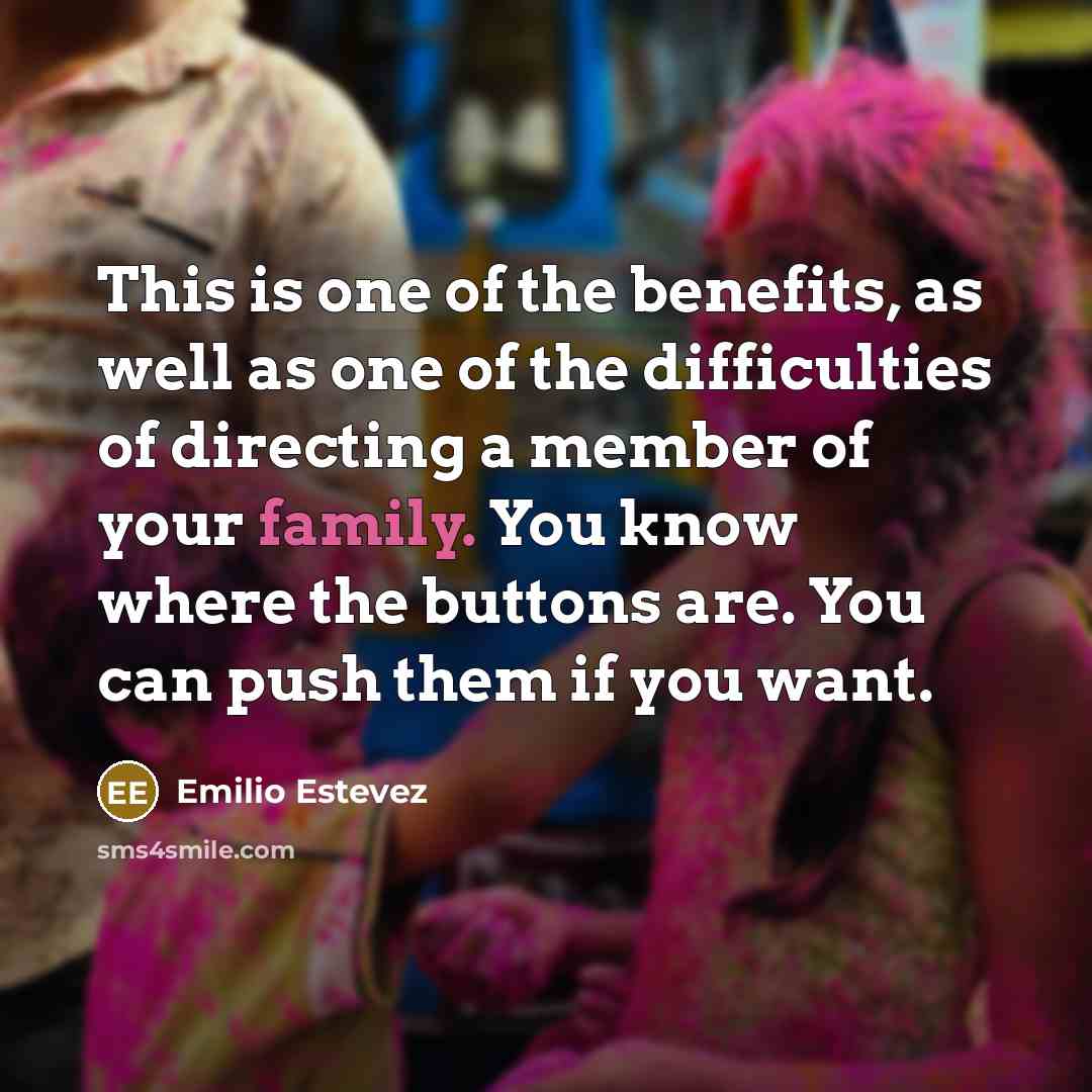 “This is one of the benefits, as well as one…” quote by Emilio Estevez