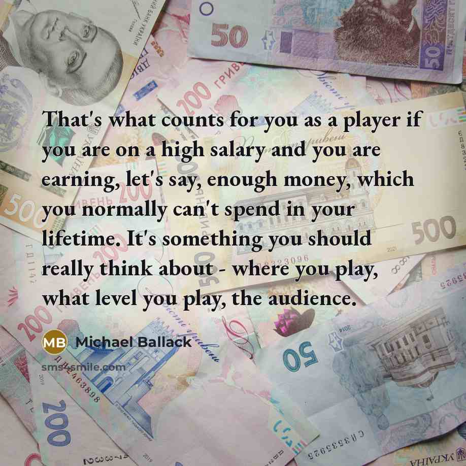“That's what counts for you as a player if you…” quote by Michael Ballack