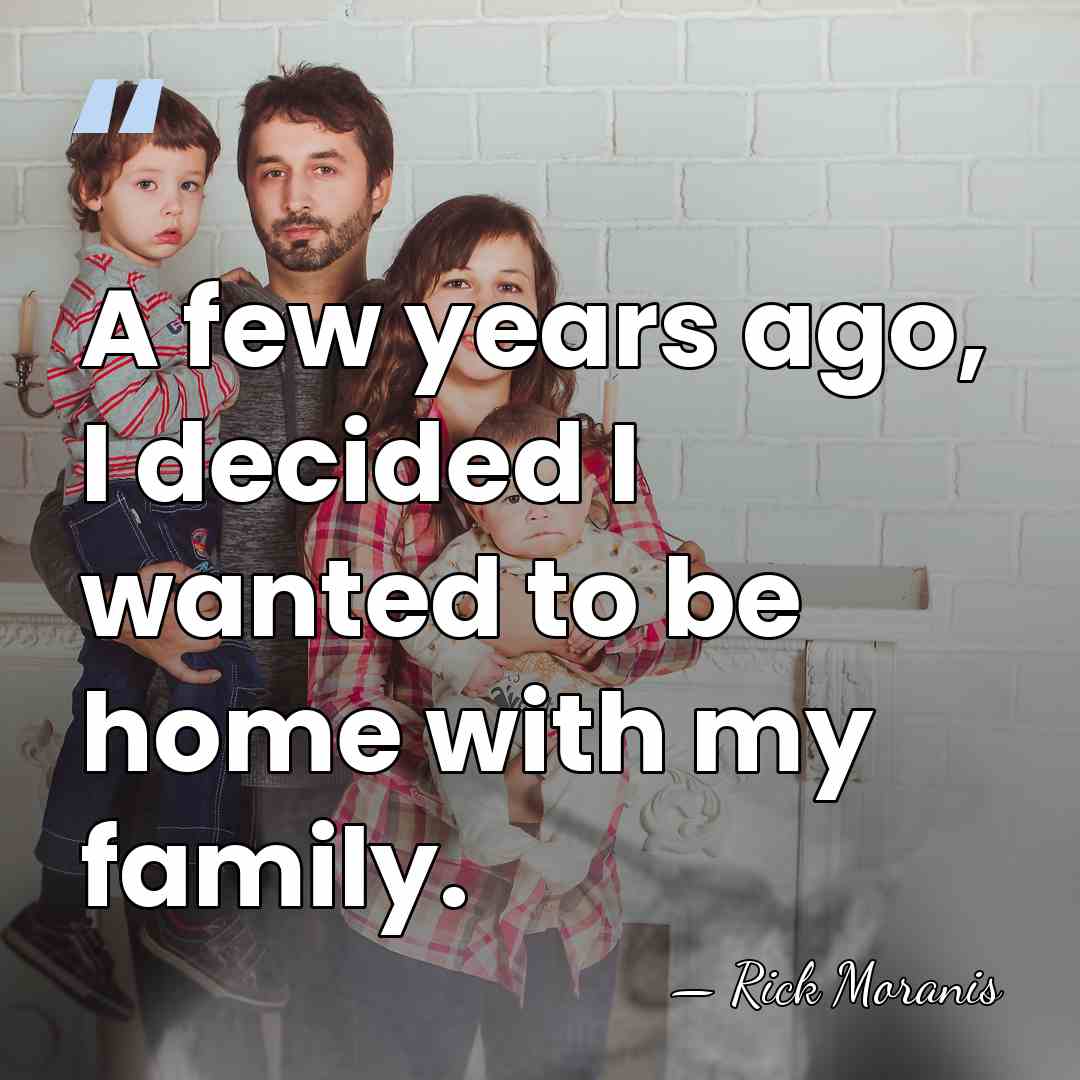 A few years ago, I decided I wanted to be home with&hellip; - Rick Moranis