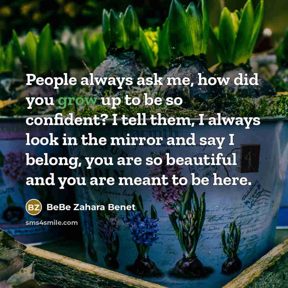 “People always ask me, how did you grow up to…” quote by BeBe Zahara Benet
