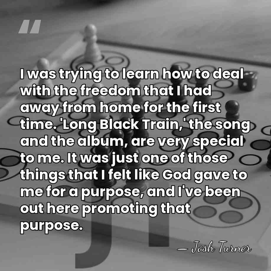 I was trying to learn how to deal with the freedom that&hellip; - Josh Turner