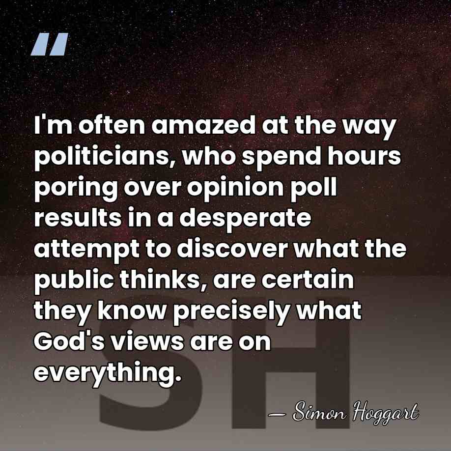 I'm often amazed at the way politicians, who spend hours poring over&hellip; - Simon Hoggart
