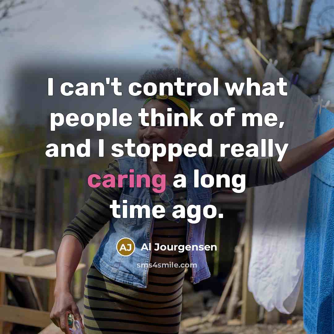 “I can't control what people think of me, and I…” quote by Al Jourgensen
