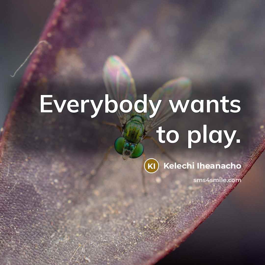 “Everybody wants to play.…” quote by Kelechi Iheanacho