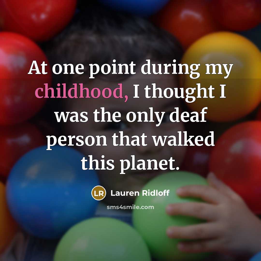 “At one point during my childhood, I thought I was…” quote by Lauren Ridloff