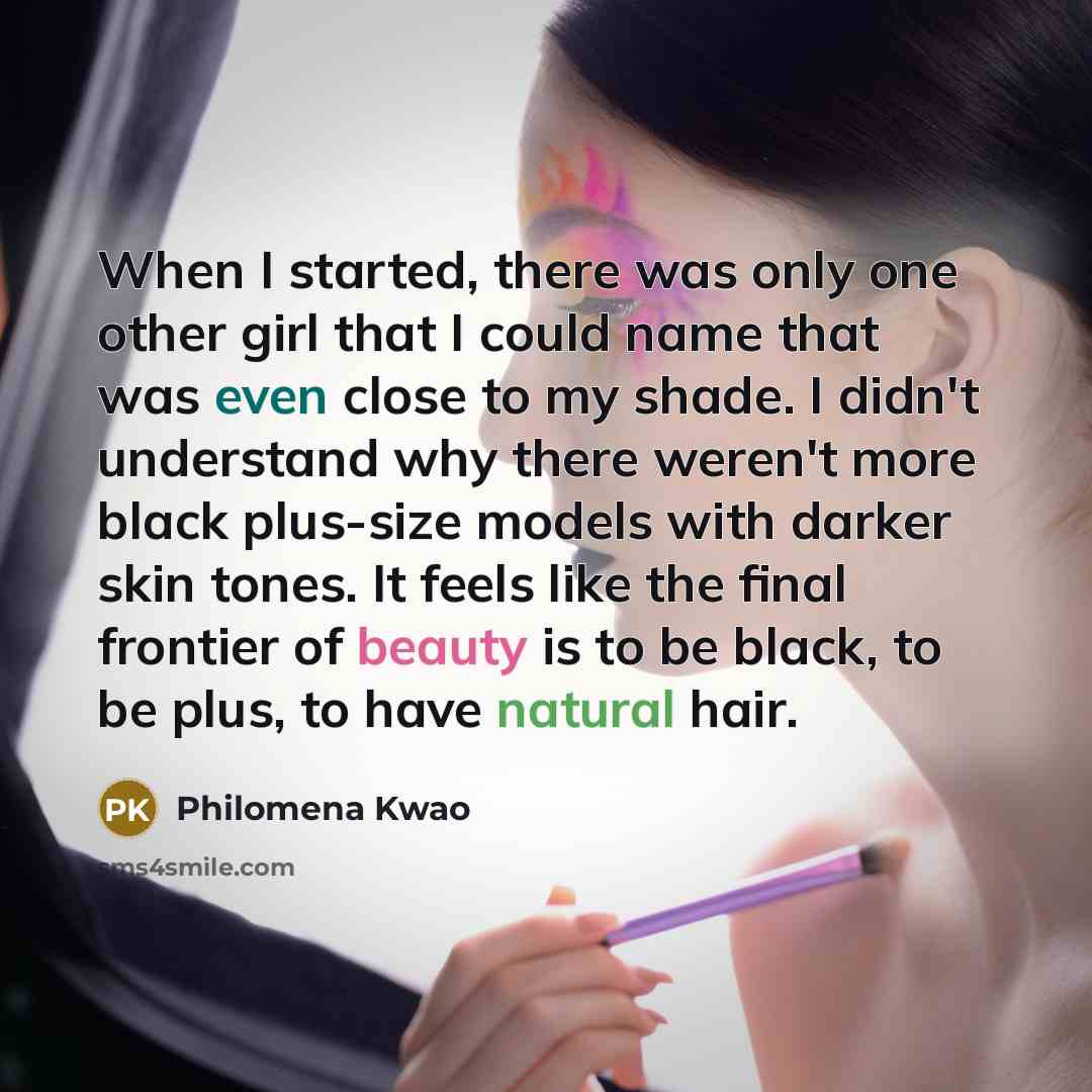 “When I started, there was only one other girl that…” quote by Philomena Kwao