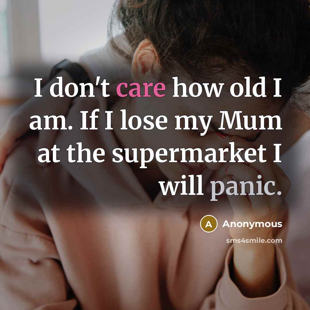 “I don't care how old I am. If I lose…” quote by Anonymous