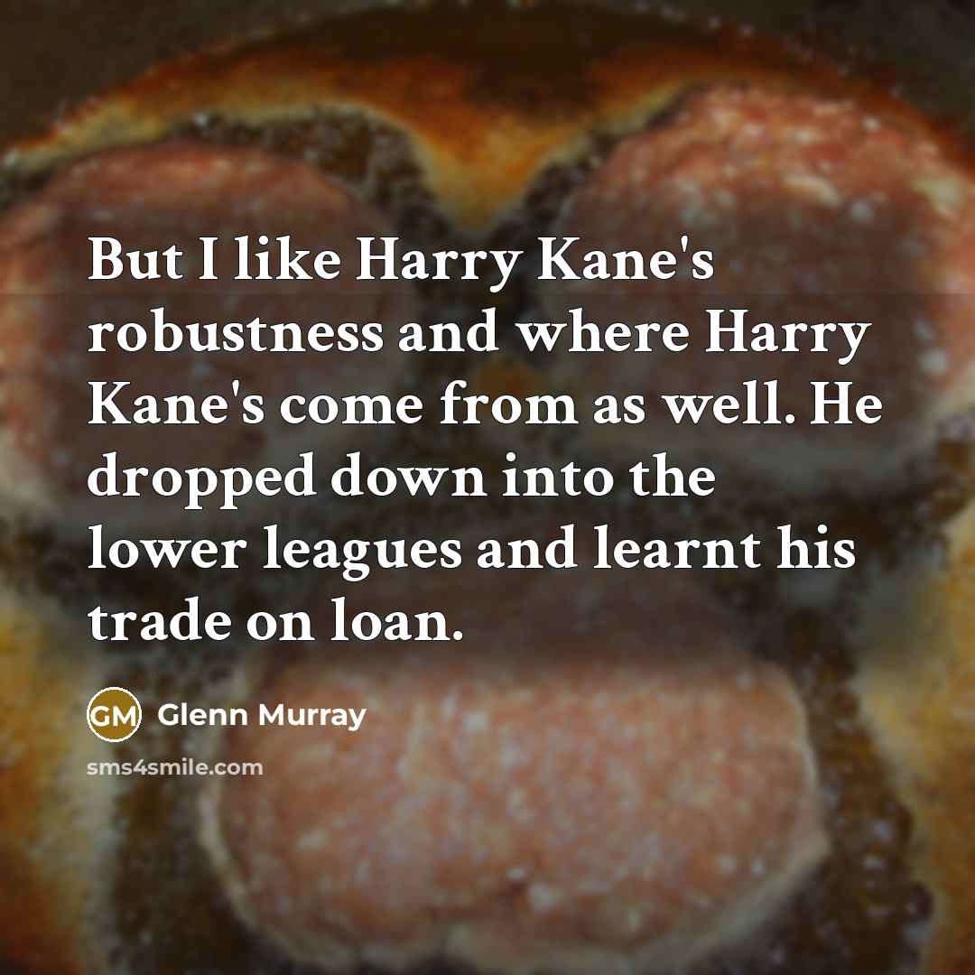 “But I like Harry Kane's robustness and where Harry Kane's…” quote by Glenn Murray