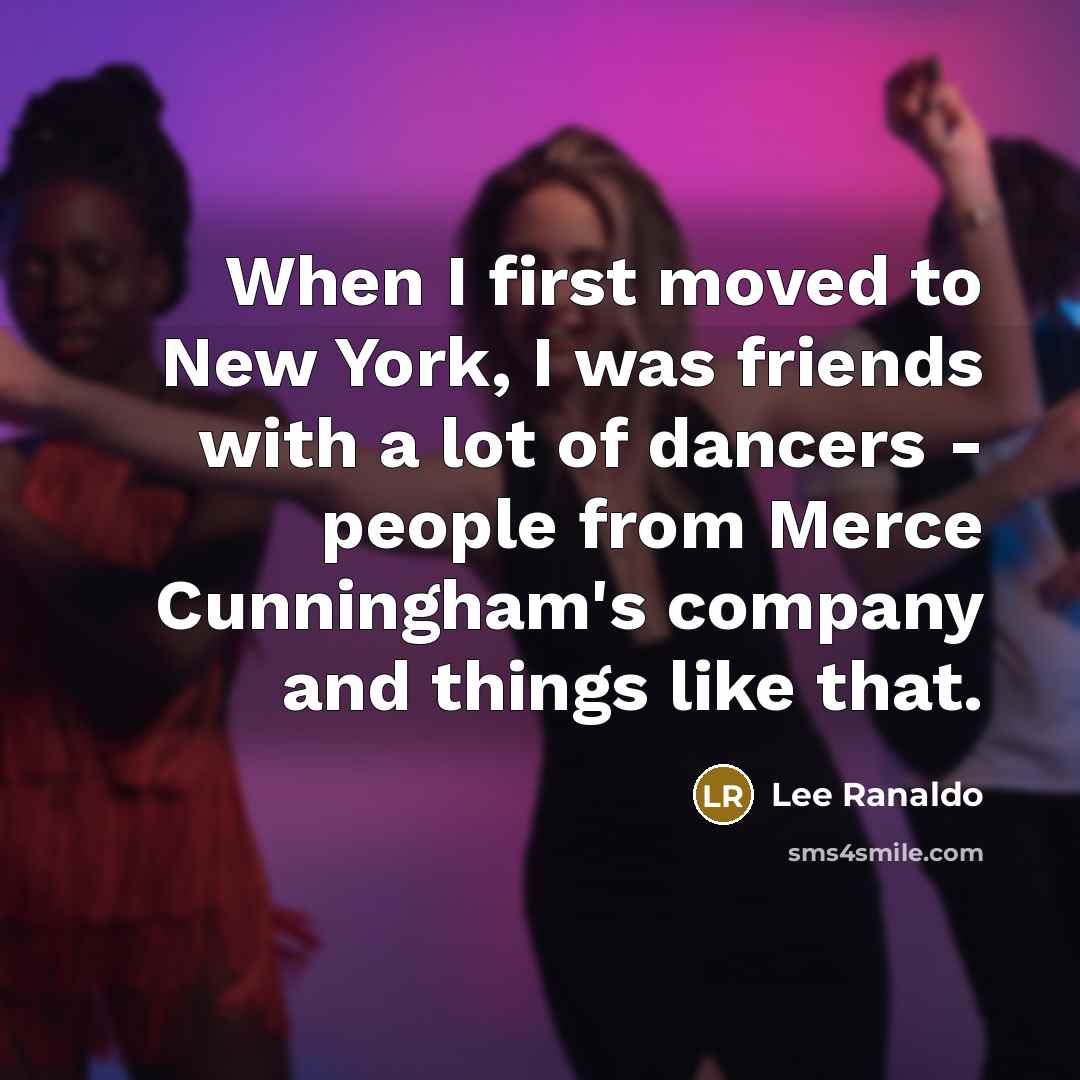 “When I first moved to New York, I was friends…” quote by Lee Ranaldo