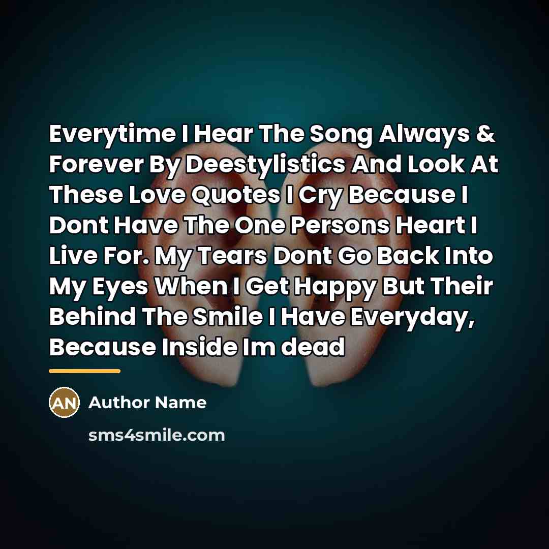 “Everytime I Hear The Song Always & Forever By Deestylistics…” quote by Author Name