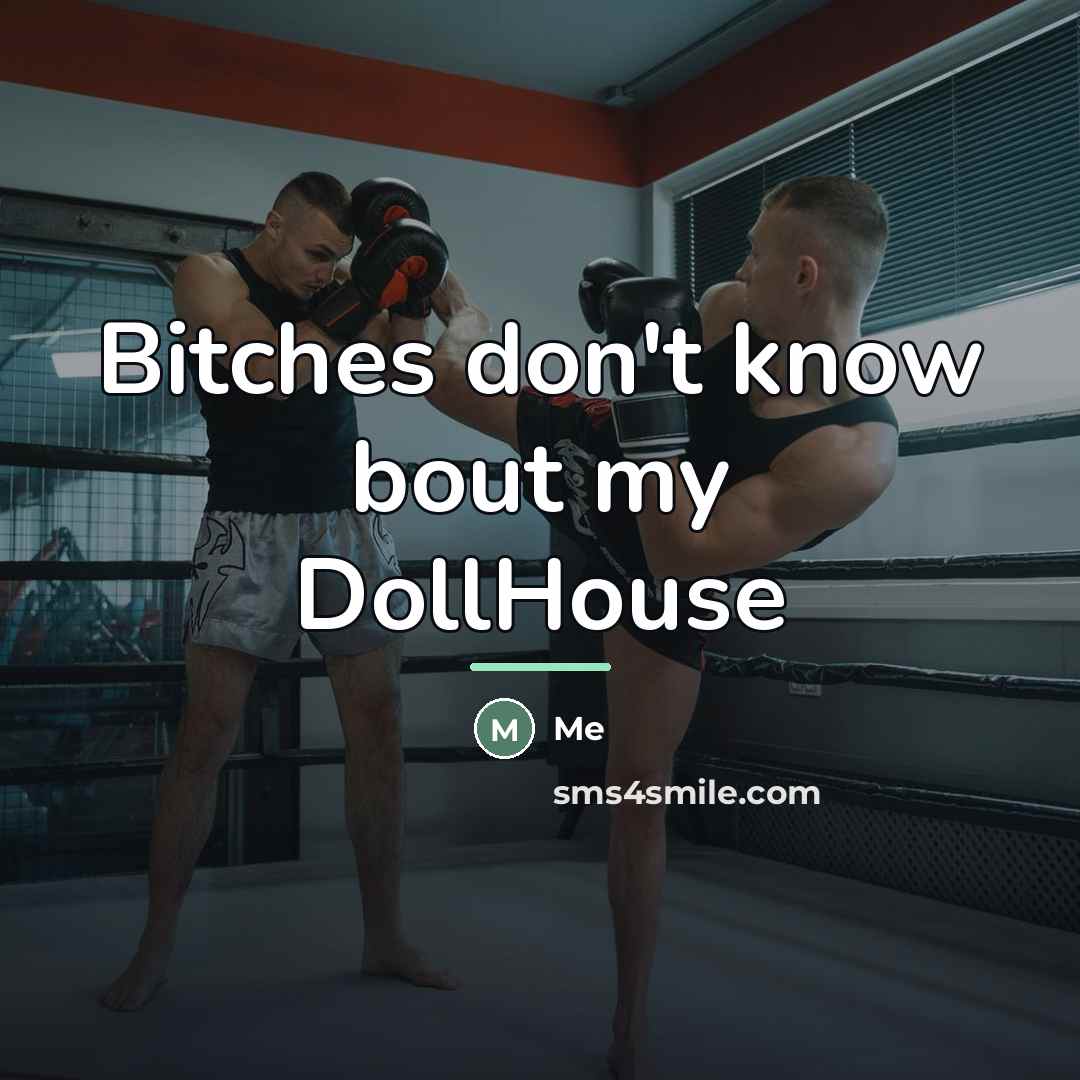 “Bitches don't know bout my DollHouse…” quote by Me