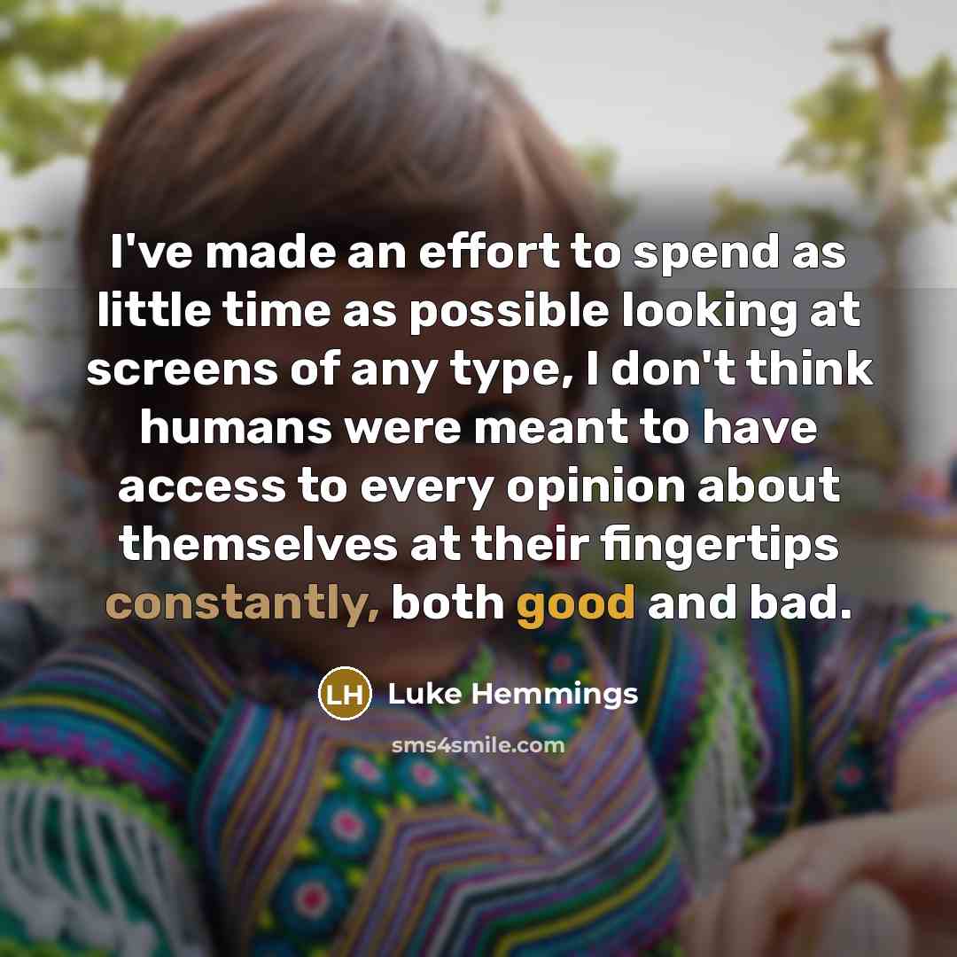 “I've made an effort to spend as little time as…” quote by Luke Hemmings