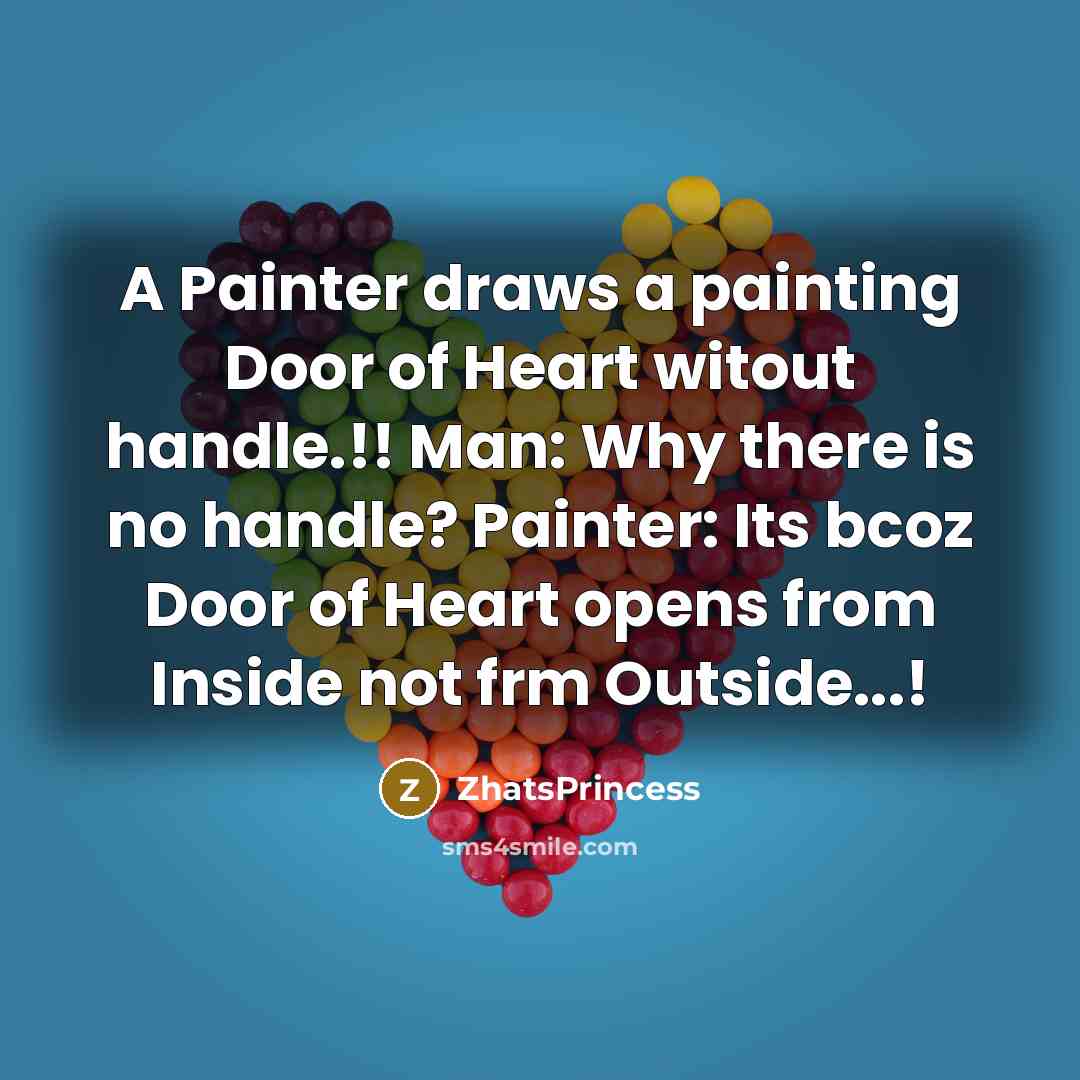 “A Painter draws a painting Door of Heart witout handle.!!…” quote by ZhatsPrincess