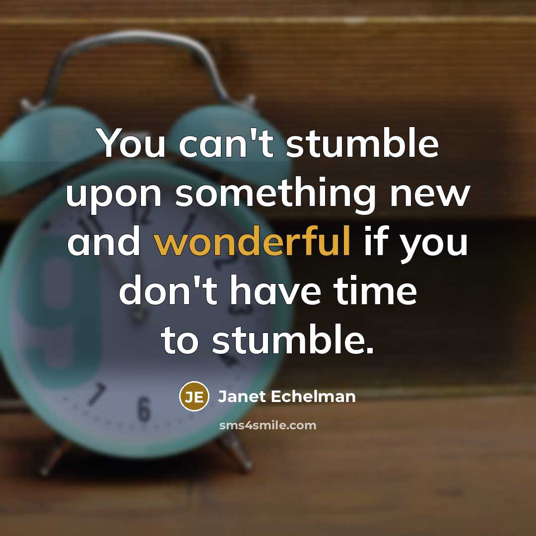 “You can't stumble upon something new and wonderful if you…” quote by Janet Echelman