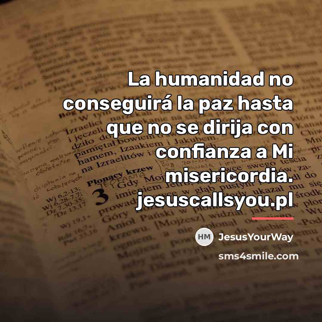 “La humanidad no conseguirá la paz hasta que no se…” quote by JesusYourWay