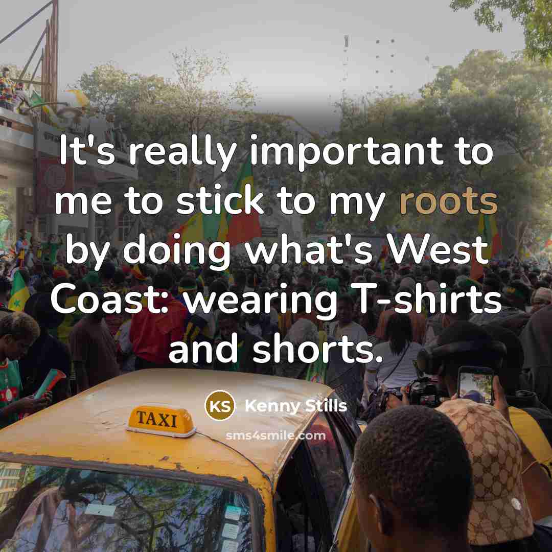 “It's really important to me to stick to my roots…” quote by Kenny Stills