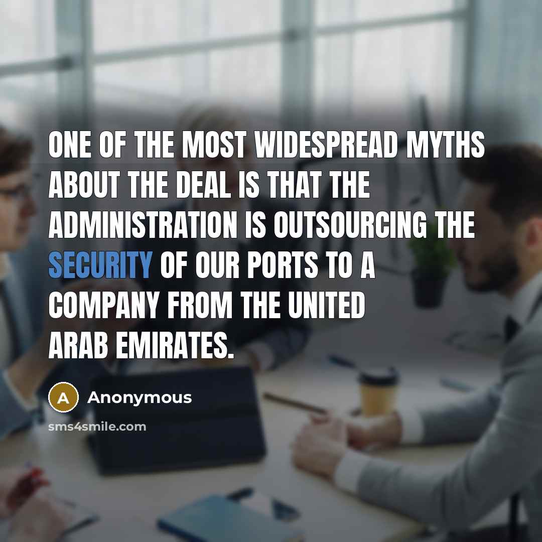 “One of the most widespread myths about the deal is…” quote by Anonymous
