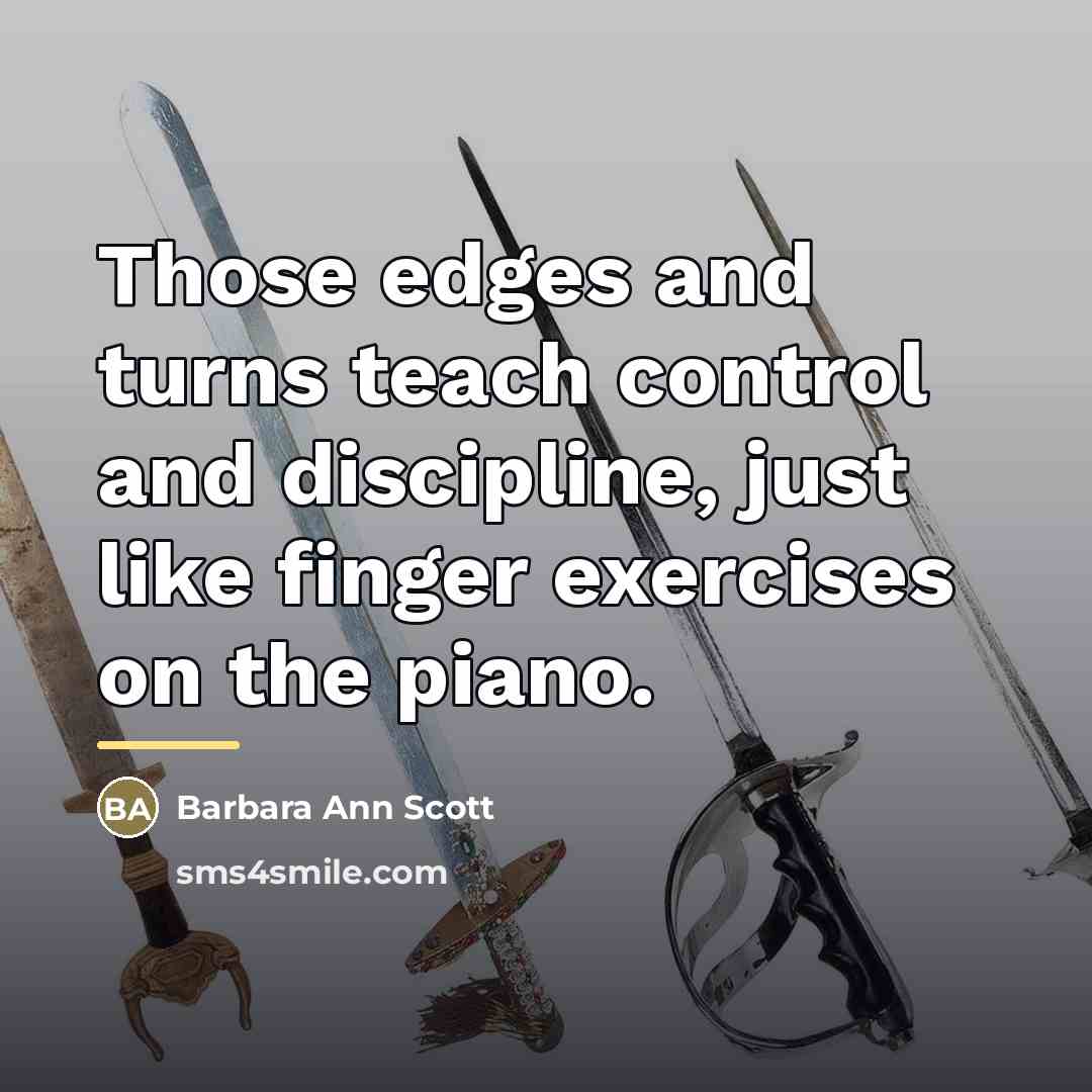 “Those edges and turns teach control and discipline, just like…” quote by Barbara Ann Scott