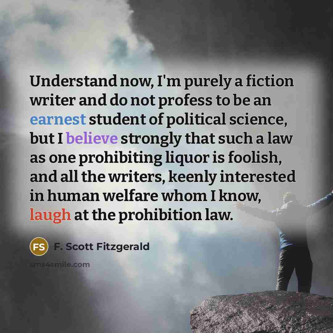 “Understand now, I'm purely a fiction writer and do not…” quote by F. Scott Fitzgerald