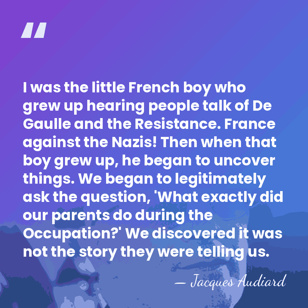 I was the little French boy who grew up hearing people talk&hellip; - Jacques Audiard