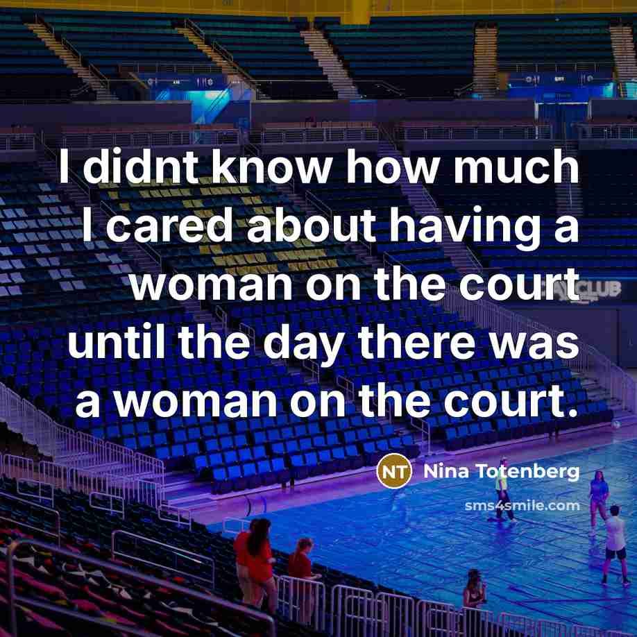 “I didnt know how much I cared about having a…” quote by Nina Totenberg