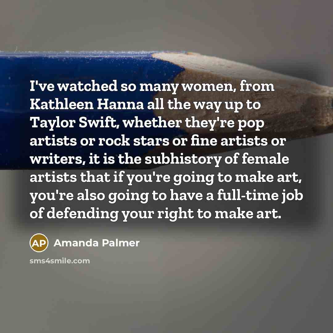 “I've watched so many women, from Kathleen Hanna all the…” quote by Amanda Palmer