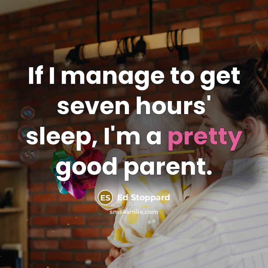 “If I manage to get seven hours' sleep, I'm a…” quote by Ed Stoppard