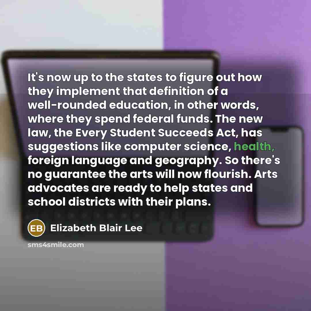 “It's now up to the states to figure out how…” quote by Elizabeth Blair Lee