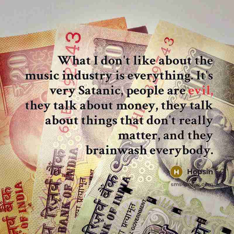 “What I don't like about the music industry is everything.…” quote by Hopsin