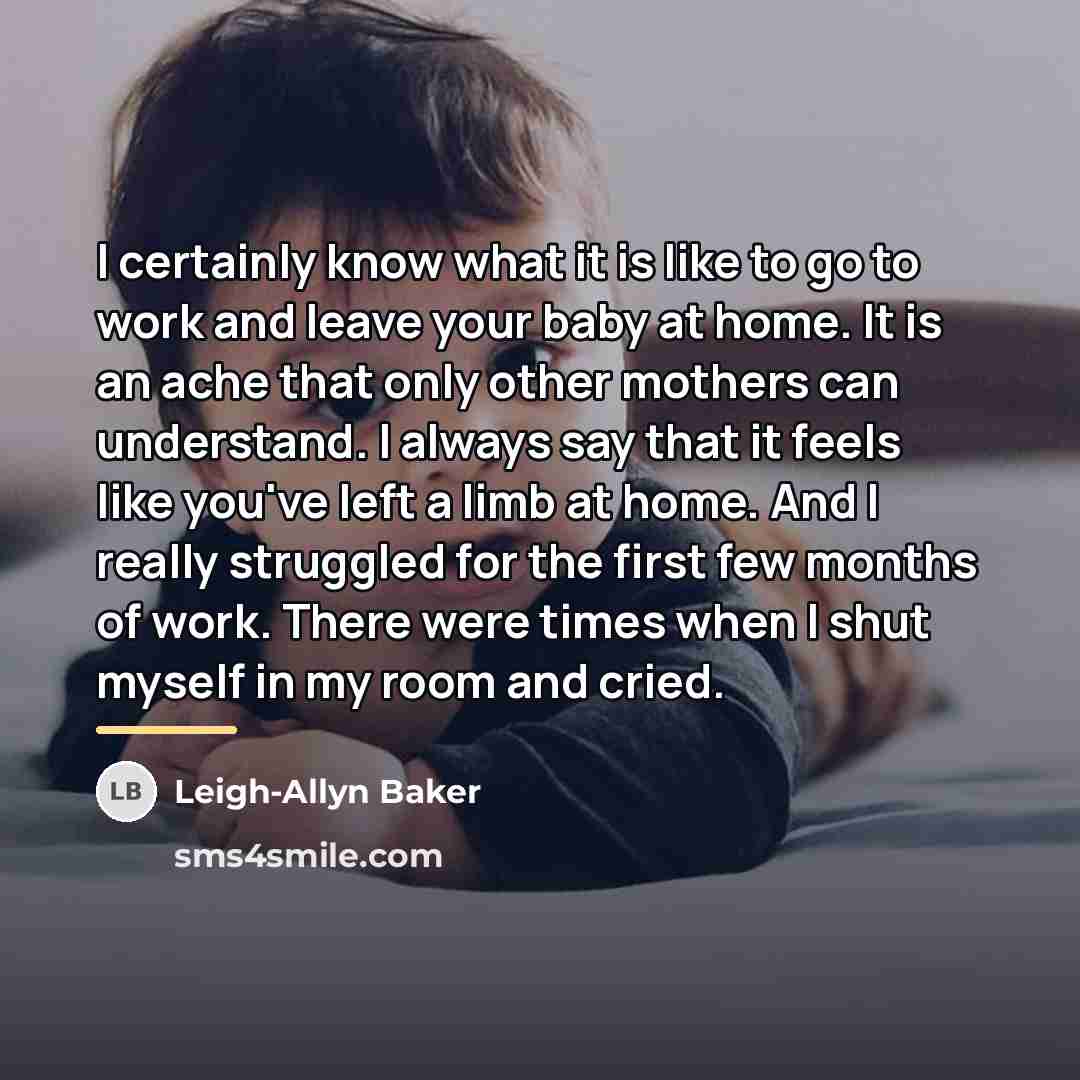 “I certainly know what it is like to go to…” quote by Leigh-Allyn Baker