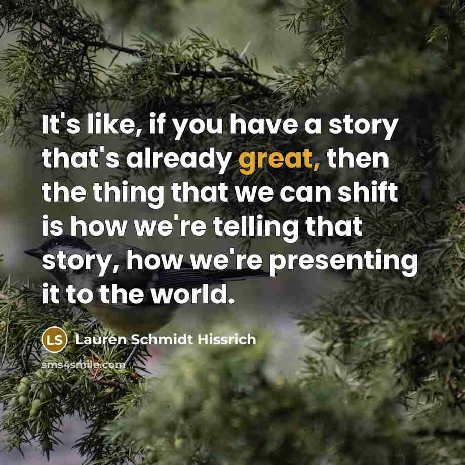 “It's like, if you have a story that's already great,…” quote by Lauren Schmidt Hissrich