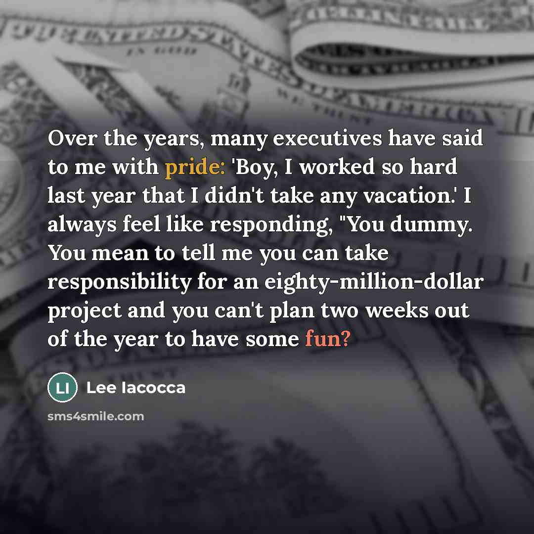 “Over the years, many executives have said to me with…” quote by Lee Iacocca