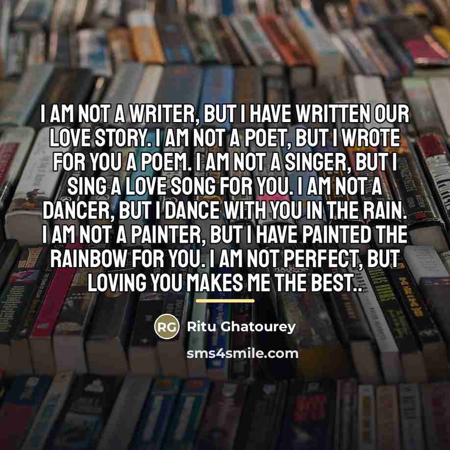 “I am not a writer, But I have written Our…” quote by Ritu Ghatourey