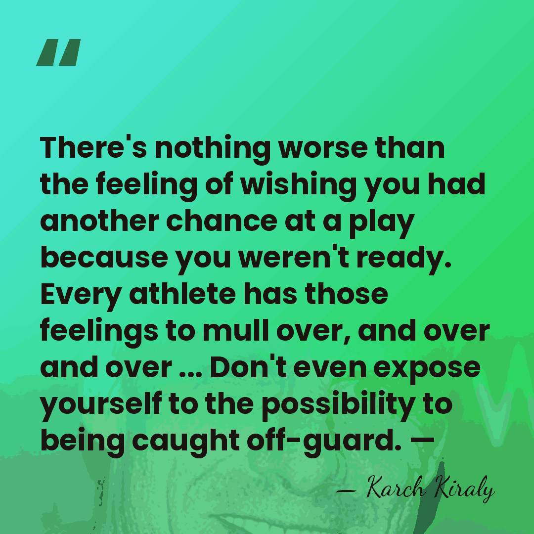 There's nothing worse than the feeling of wishing you had another chance&hellip; - Karch Kiraly
