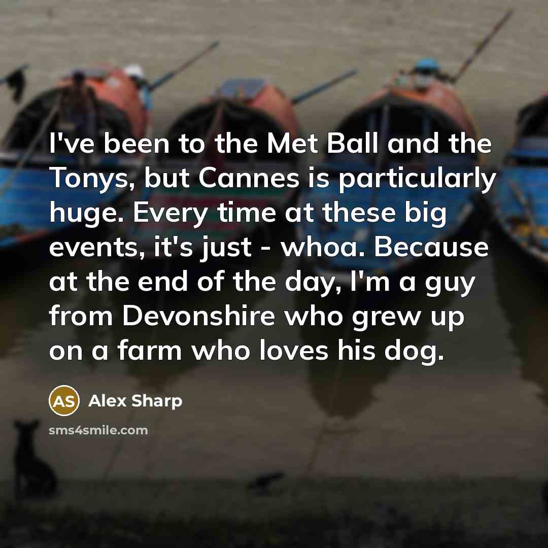 “I've been to the Met Ball and the Tonys, but…” quote by Alex Sharp